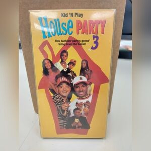 House Party 3 VHS Tape Movie 1994 Comedy Kid N Play Kid'nPlay Rap Group Band